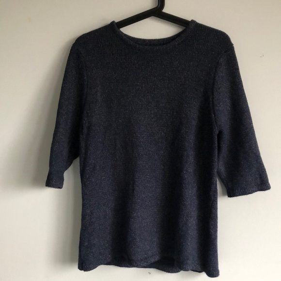 3/4 sleeve sweater with tight neckline - Picture 1 of 3